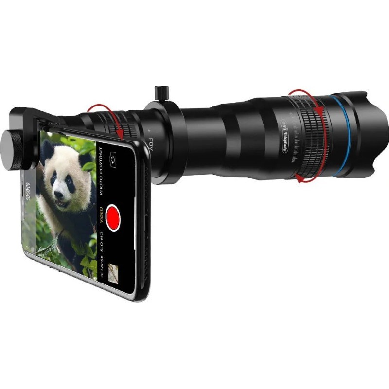 Телескоп об'єктив телефону APEXEL / 36X Telescope Lens with Monocular   Tripod / APL-JS36XJJ04