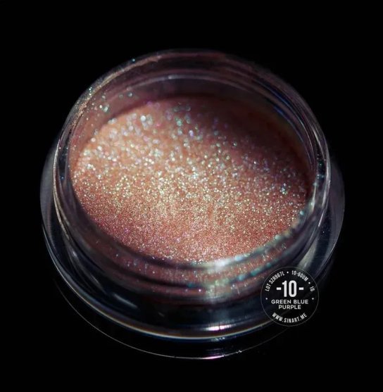 Sinart Loose Eyeshadow - 10 - GREEN BLUE PURPLE