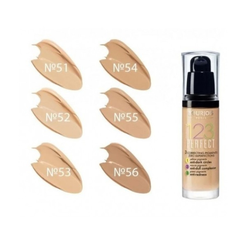 Bourjois / 123 Podkład Perfect / 51 - Jasna Wanilia, 30 ml