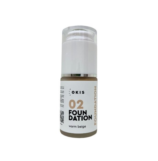 Тональний крем Okis Brow - 02 Warm Beige, 30 мл - УЦЕНКА