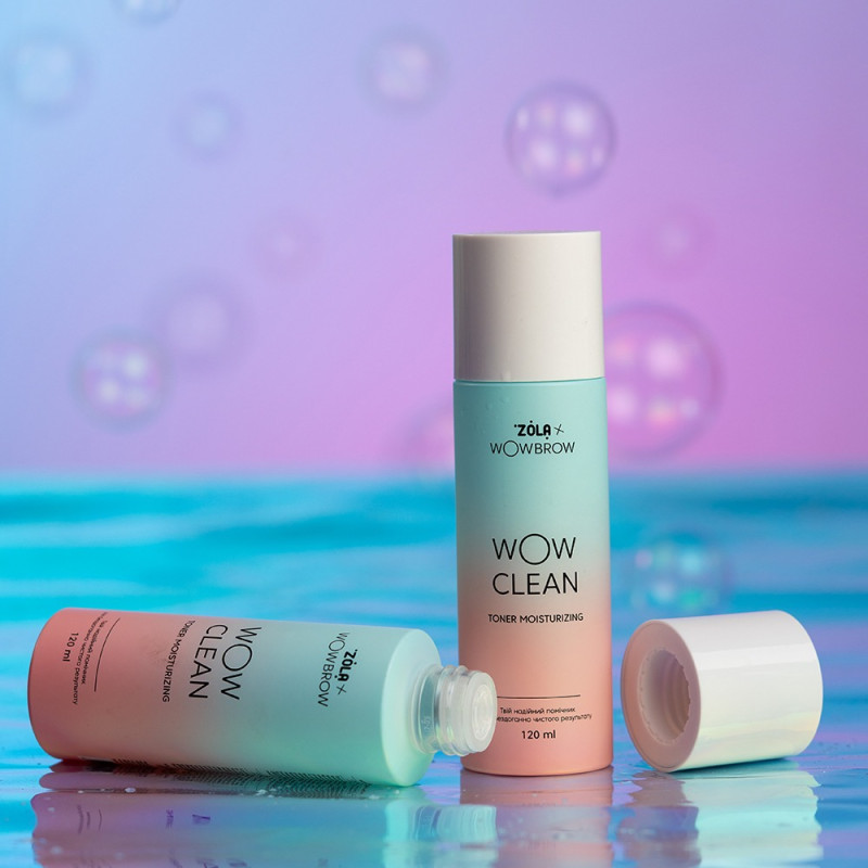 Cleansing toner for eyes after lamination ZOLA x WowBrow / wOw Clean, 120 ml