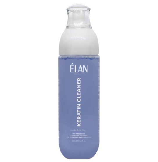 Tonic for degreasing eyebrows and eyelashes ELAN KERATIN CLEANER, 200 ml