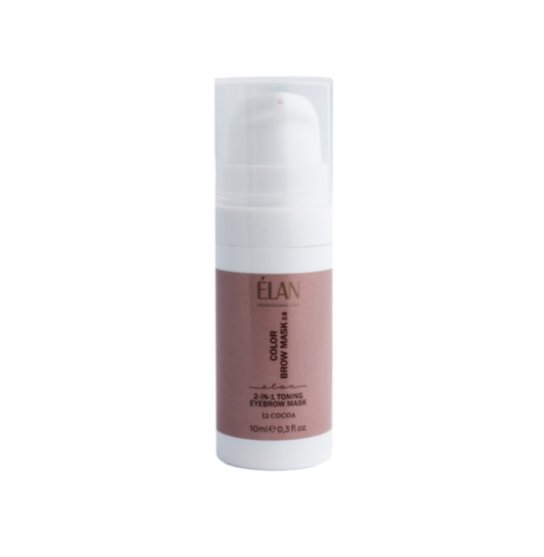 Тонирующая маска для бровей 2-в-1 ELAN - COLOR BROW MASK 2.0 - 12 COCOA, 10 мл