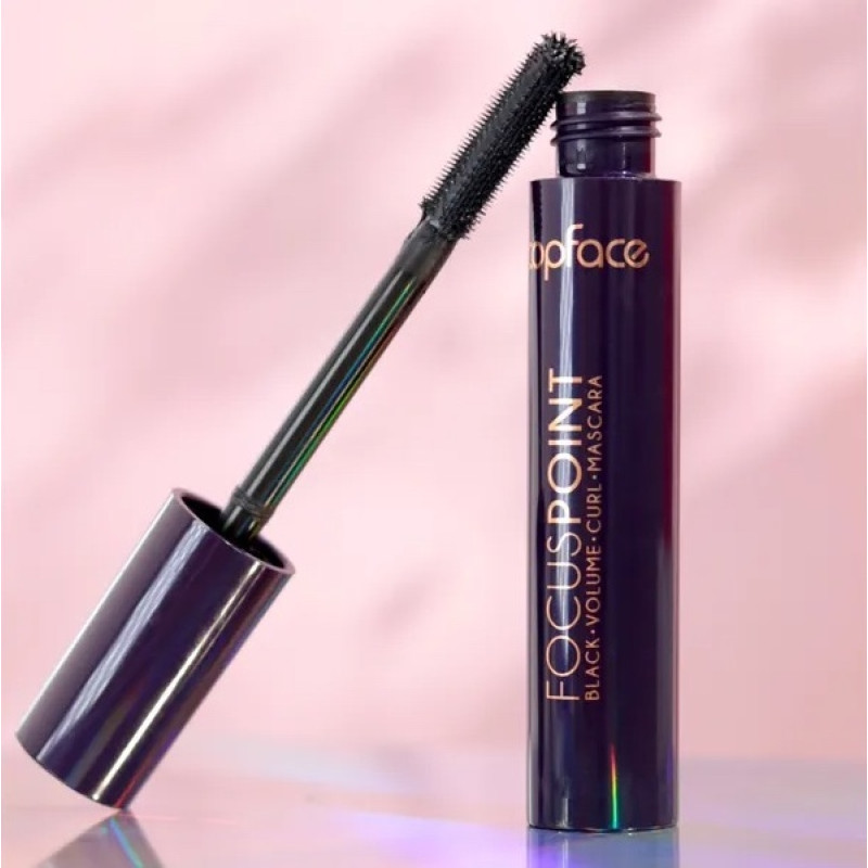 Tusz do rzęs TopFace - Focus Point Black Volume Curl Mascara (PT311) - Czarny, 12 ml