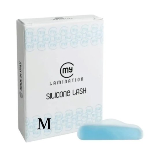Rollers for lamination of eyelashes My Lamination Silicone Lash flat blue / M (pair)