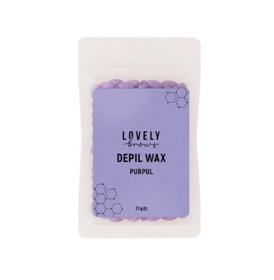 Depilatory wax Lovely Brows - PURPUL, 25 g