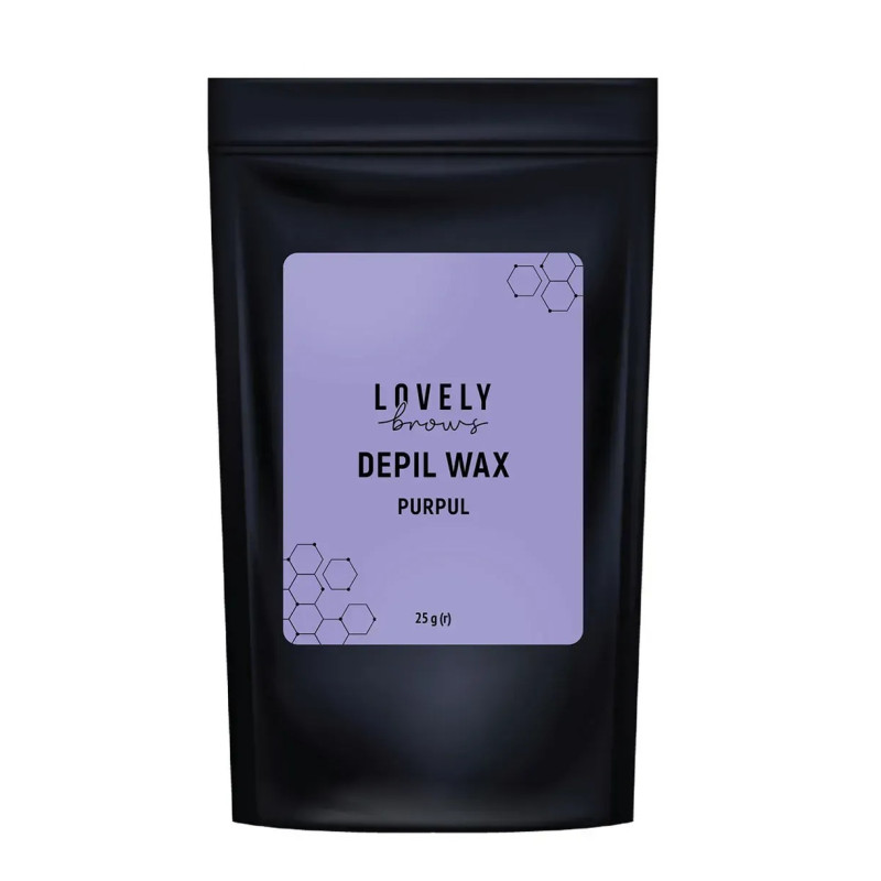 Depilatory wax Lovely Brows - PURPUL, 25 g