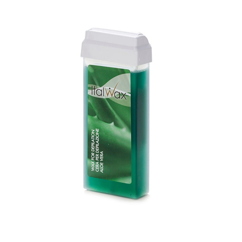 Wosk do depilacji we wkładzie ItalWax 100 ml/kaseta - aloes