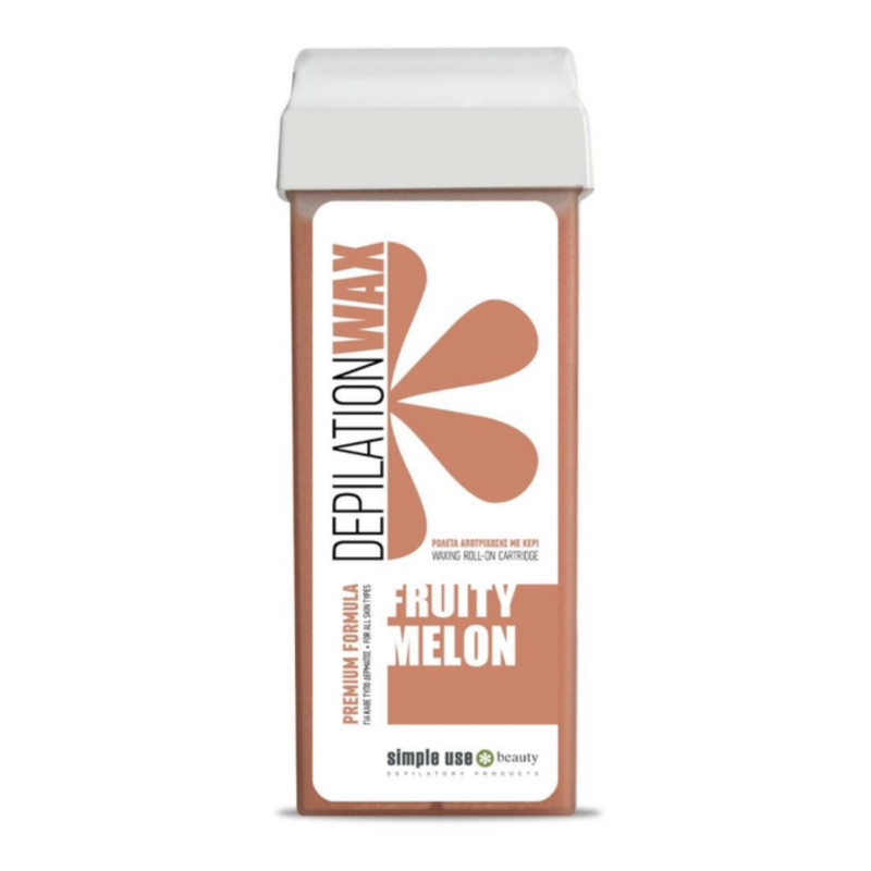 Воск для депиляции в картридже Simple Use / Дыня (Fruity Melon), 100 мл