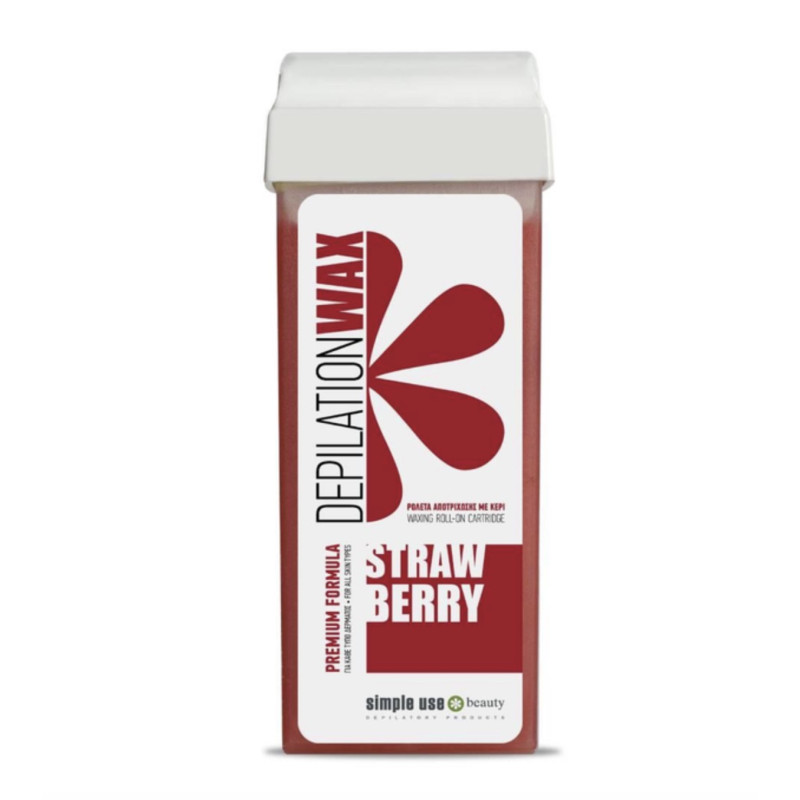 Воск для депиляции в картридже Simple Use / Клубника (Strawberry), 100 мл
