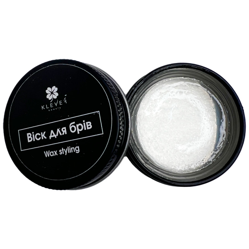 Віск для фіксації брів Klever Beauty/прозорий, 15 мл