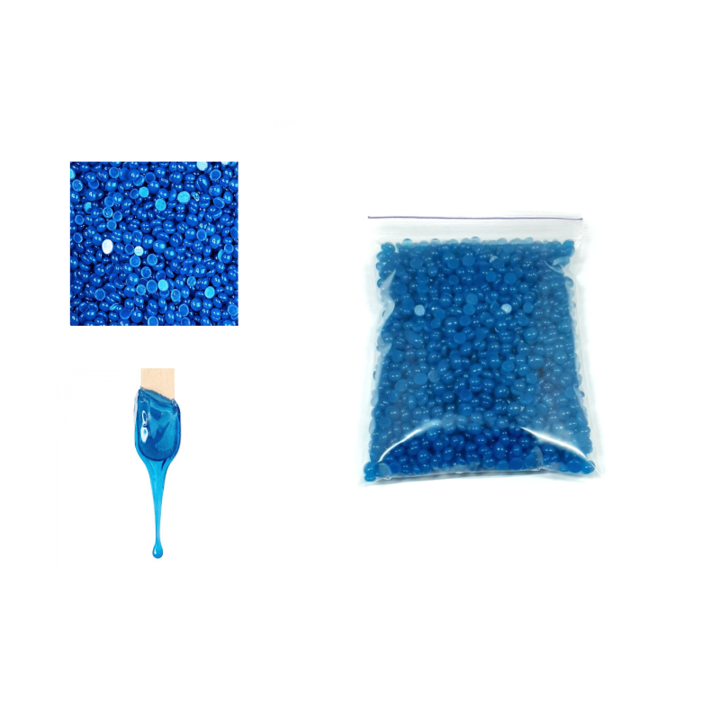 Sinart Hard Waxpro Beans / Azulene (niebieski) wosk granulowany do depilacji, opakowanie 100 g