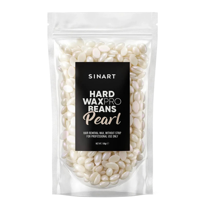 Sinart Hard Waxpro Beans Granulated Wax for Depilation - Pearl (White), 100g