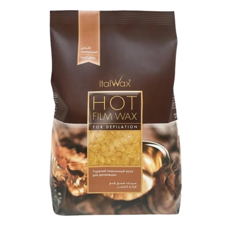 Wosk filmowy w granulkach do depilacji ItalWax / Natural, 0,5 kg