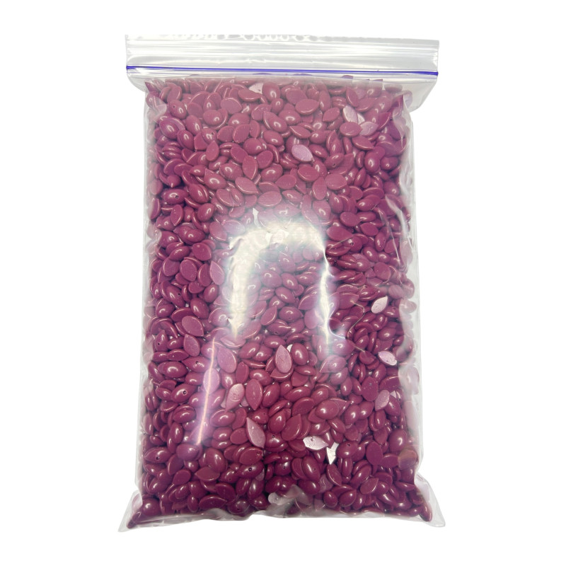 ItalWax Hot Film Wax Granules for Depilation - Plum, 0.5 kg (zipper bag)