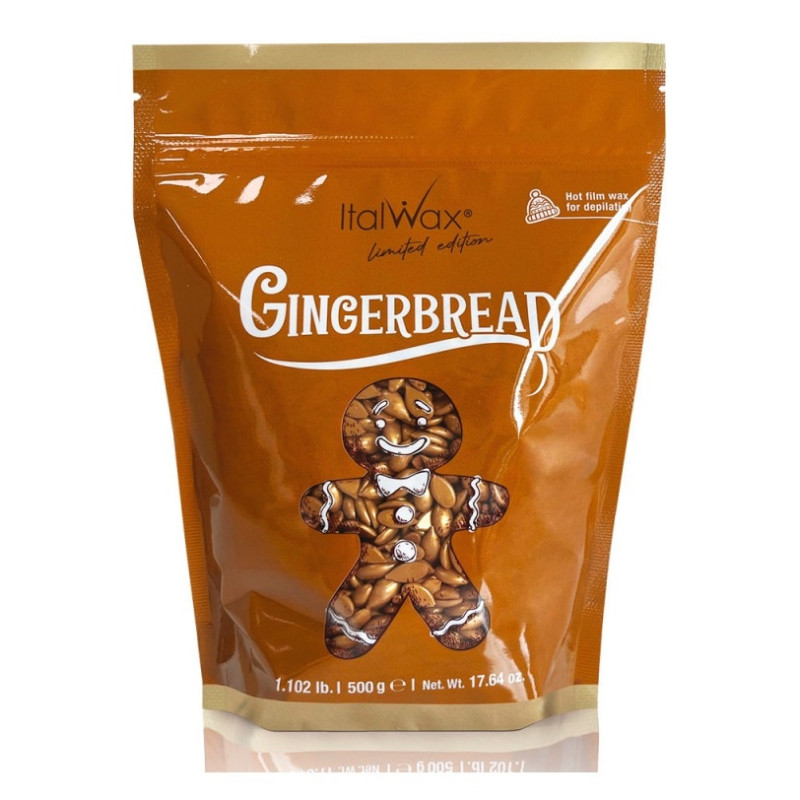 ItalWax Film Wax Granules (Limited Edition) - Ginger Bread, 100g (ziplock bag)