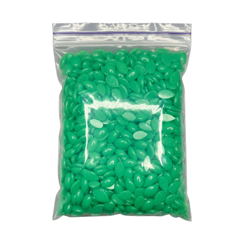 Wosk filmowy w granulkach ItalWax Top Line - Szmaragdowy zielony, 100 g (torebka strunowa)