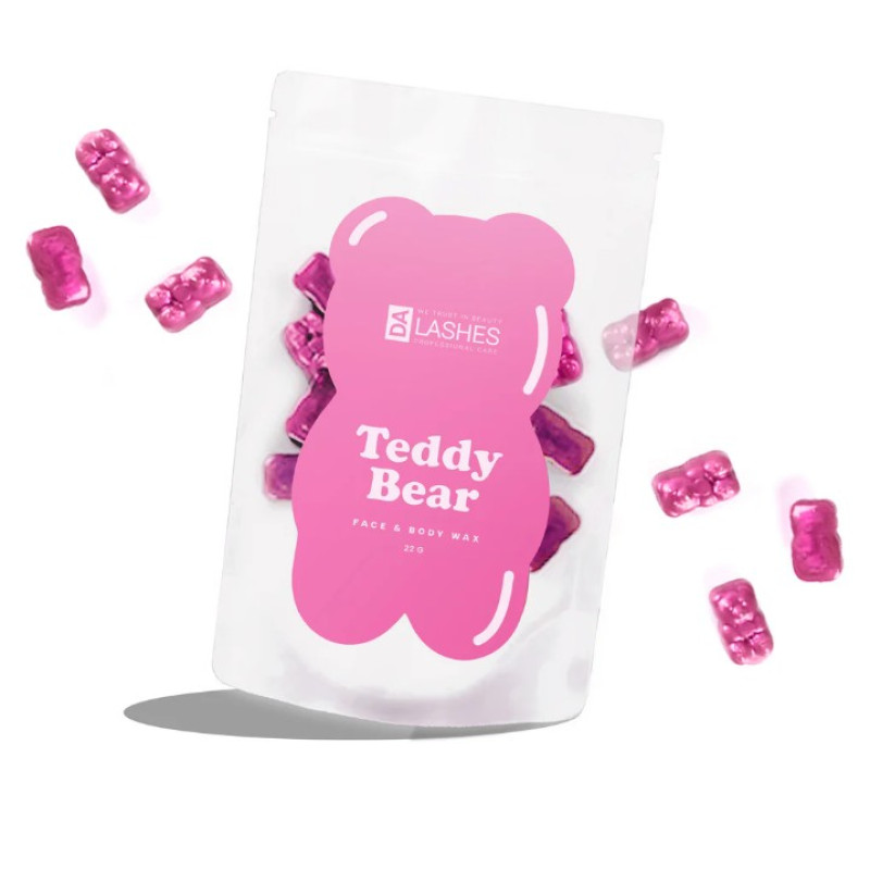Віск у гранулах гарячий Dalashes - Teddy Bear - рожевий, 100 г