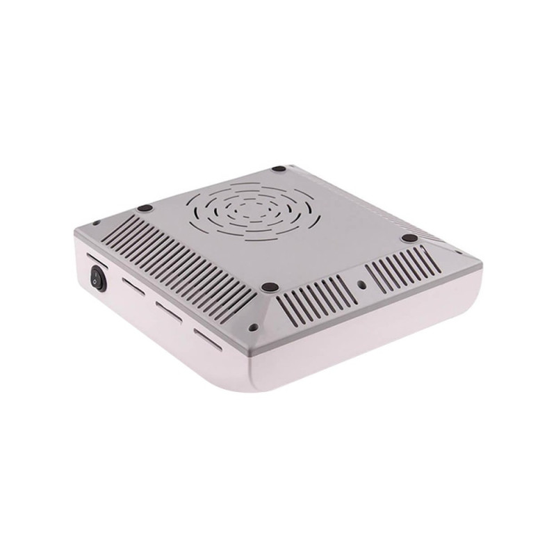Вытяжка для маникюра SIMEI 858-8 с НЕРА-фильтром на 80W / белая