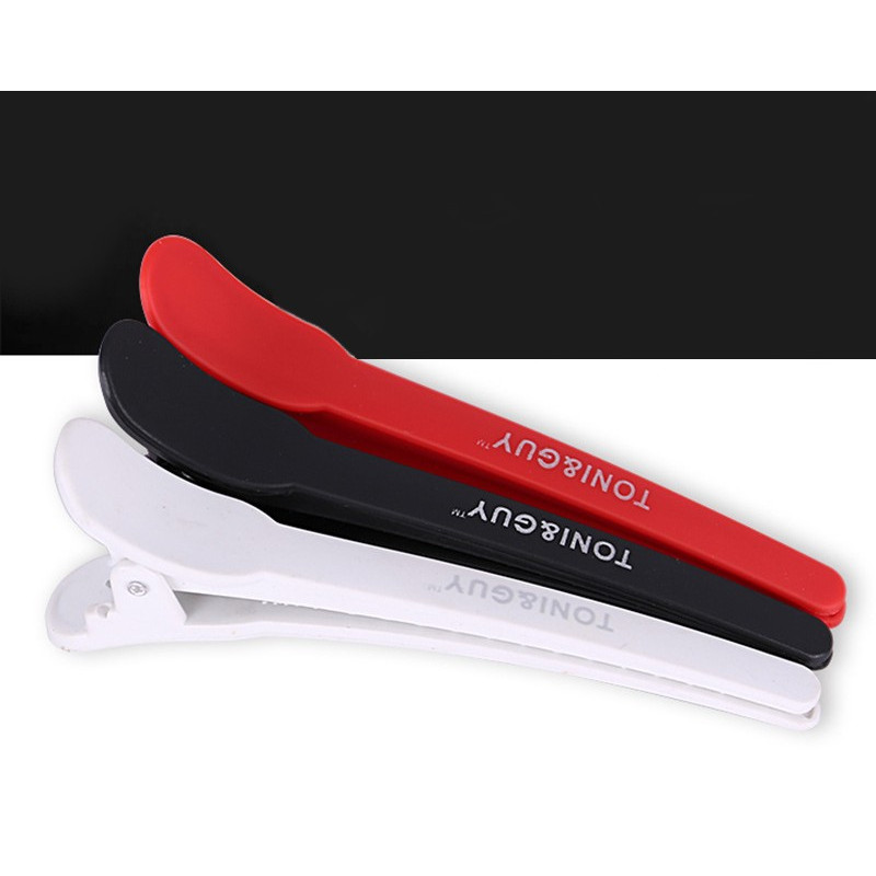 Toni&Guy Hair Clips / Red Thin, 1 pc