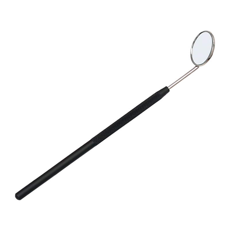 MIRROR for eyelash extension, STEEL, 2 cm – black