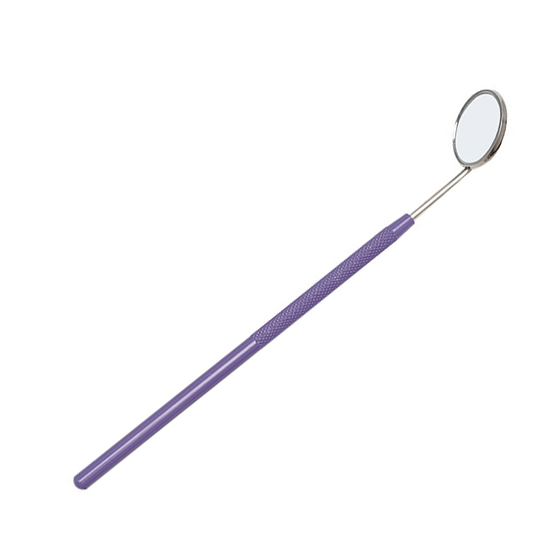 LUSTERKO do przedłużania rzęs, STALOWE, 2 cm – fioletowe