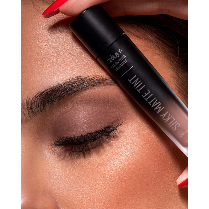 ZOLA x Valentina Lelyukh Liquid Eyeshadow - Silky Matte Tint - 07 Smoky Orchid