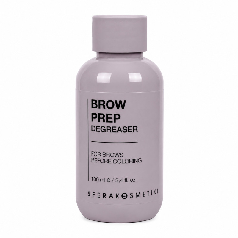 Odtłuszczacz do brwi Sferakosmetiki - Brow Prep Degreaser, 100 ml