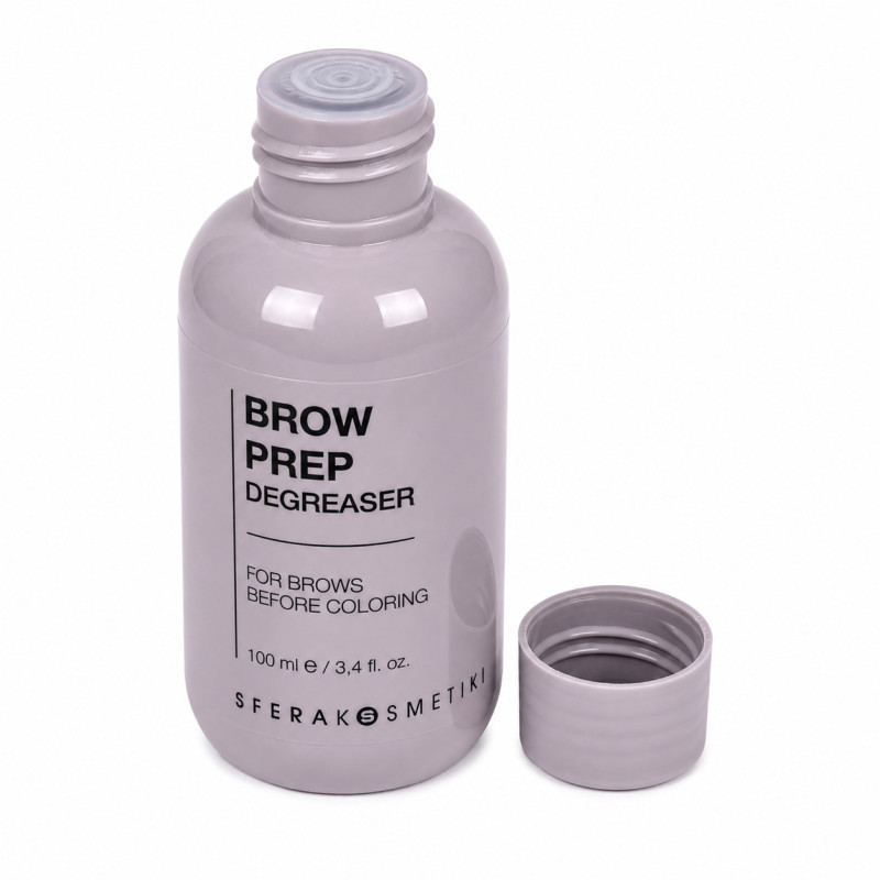 Odtłuszczacz do brwi Sferakosmetiki - Brow Prep Degreaser, 100 ml