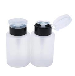 Pump for liquids, plastic / white - black neck, 150 ml