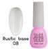 Base for gel polish Toki Toki / Rustic Base RB08, 5 ml