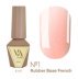 Baza kauczukowa do lakieru hybrydowego VALERI - Rubber Base French - №001, 6 ml