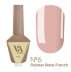 VALERI gel polish base coat - Rubber Base French - №006, 12 ml
