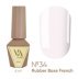 Rubber base coat for gel polish VALERI - Rubber Base French - №034, 6 ml