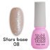 База с поталью для гель-лака Toki Toki / Stars Base SB08, 5 мл