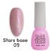Base with gold leaf for gel polish Toki Toki / Stars Base SB09, 5 ml