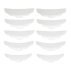 Silicone curlers (S + M + M1 + M2 + L) / TRANSPARENT SET, 5 pairs without brand