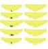 Silicone curlers (S + M + M1 + M2 + L) / YELLOW SET, 5 pairs without brand