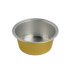 Miska aluminiowa do podgrzewacza do wosku mini, 50 ml - żółta