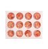 Foil crumpled for nail design 12 pcs / No. 03 bronze