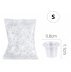 Caps caps for tattoo inks, paints, pigments, 100 pcs per pack / plastic S (hat)