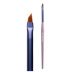 Brush for eyebrows and eyelashes ZOLAx Romashka / 01R (angled dagger) powder