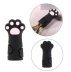 Silicone protective cap for manicure tools - cat's paw - black, 1 pc.