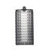 Cylinder container for cotton pads with lid "Mosaic" / black