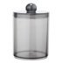 Container organizer for cotton swabs (disks) round mini / black