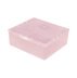 Rectangular plastic container ONE compartment / pink