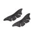Patches for isolating lower eyelashes LAMITTA / Mariposa Silicone Patch / black