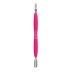 Manicure spatula with silicone handle STALEKS PRO UNIQ 10 TYPE 5 (pusher + straight pusher)