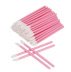 MACROBRUSHES applicators for eyebrows, eyelashes, lips - pink, 50 pcs/pack
