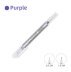 Tondaus skin marker for eyebrows and lips - dual-sided 0.5 mm+1.0 mm purple (TD01)